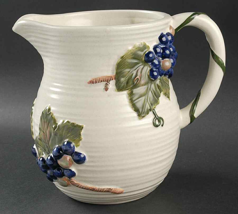 Grapevine Putty 80 Oz Pitcher by 222 Fifth (PTS)-1