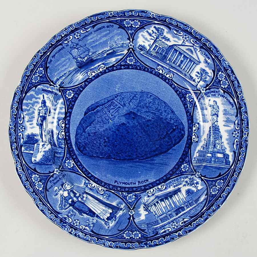 Souvenir Series Dinner Plate by Adams China-1