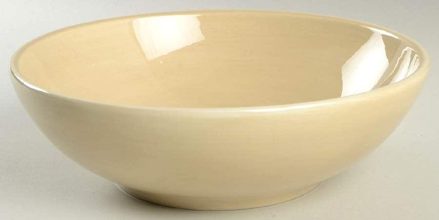 Ciao II Sand 9" Round Vegetable Bowl by Artimino-1