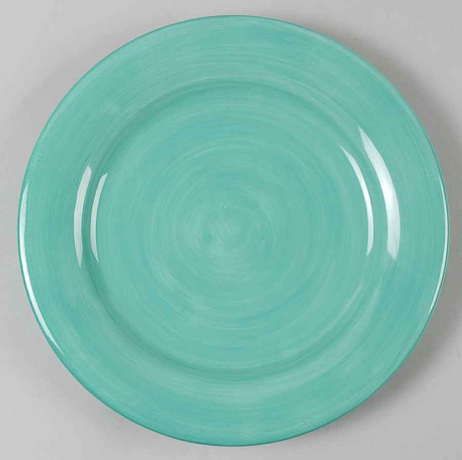Ciao II Aqua Green Dinner Plate by Artimino-1