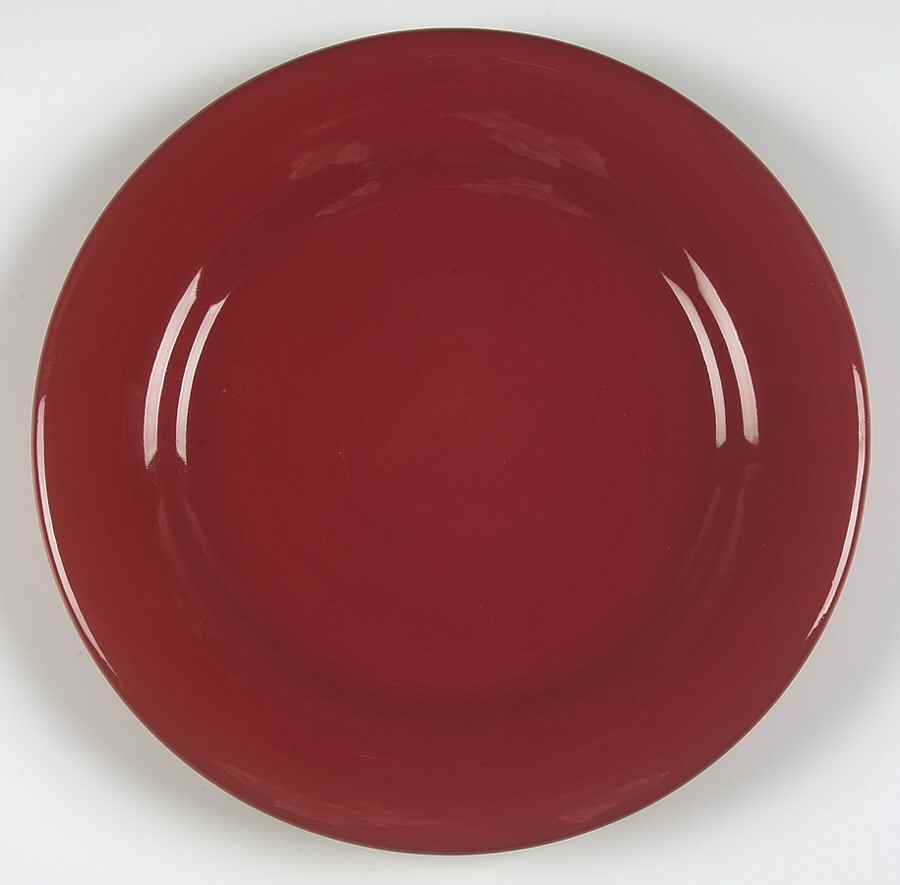 Ciao II Red Dinner Plate by Artimino-1