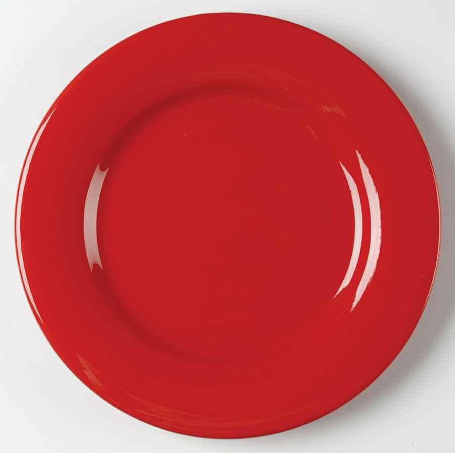 Ciao II Red Salad Plate by Artimino-1