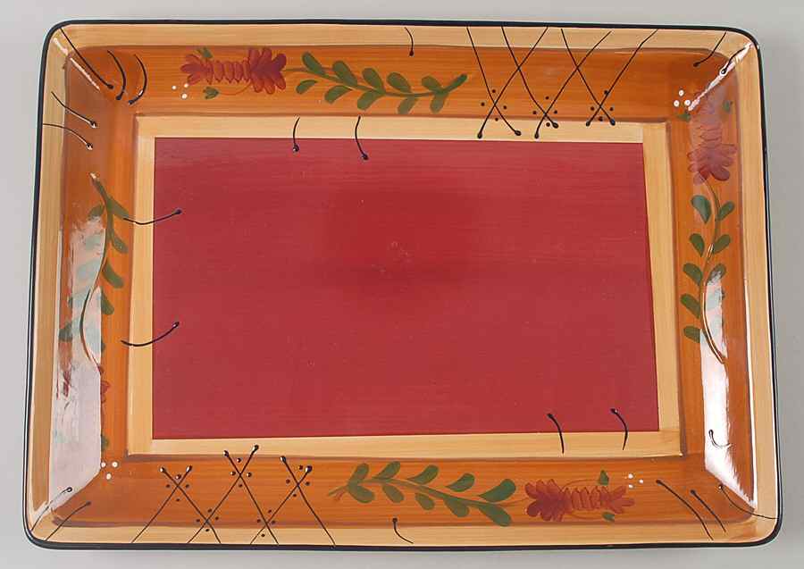 Romance 17" Rectangular Tray by Ambiance-1