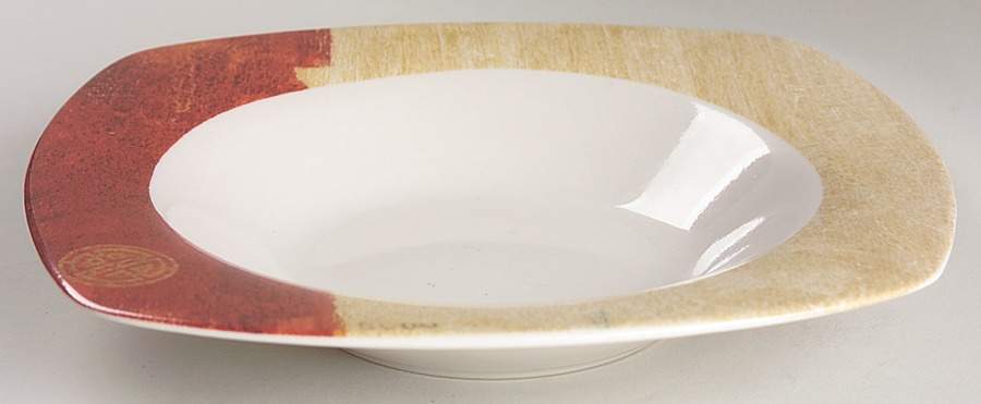 Chinoiserie Rim Soup Bowl by 222 Fifth (PTS)-1