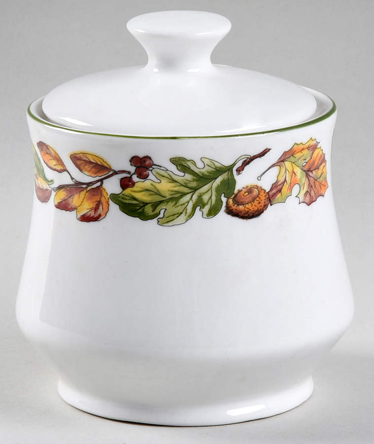 Pilgrims Harvest Sugar Bowl & Lid by American Atelier-1