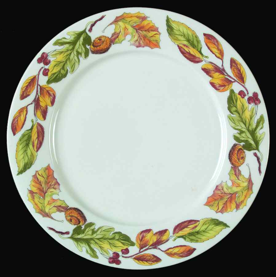 Pilgrims Harvest Dinner Plate by American Atelier-1
