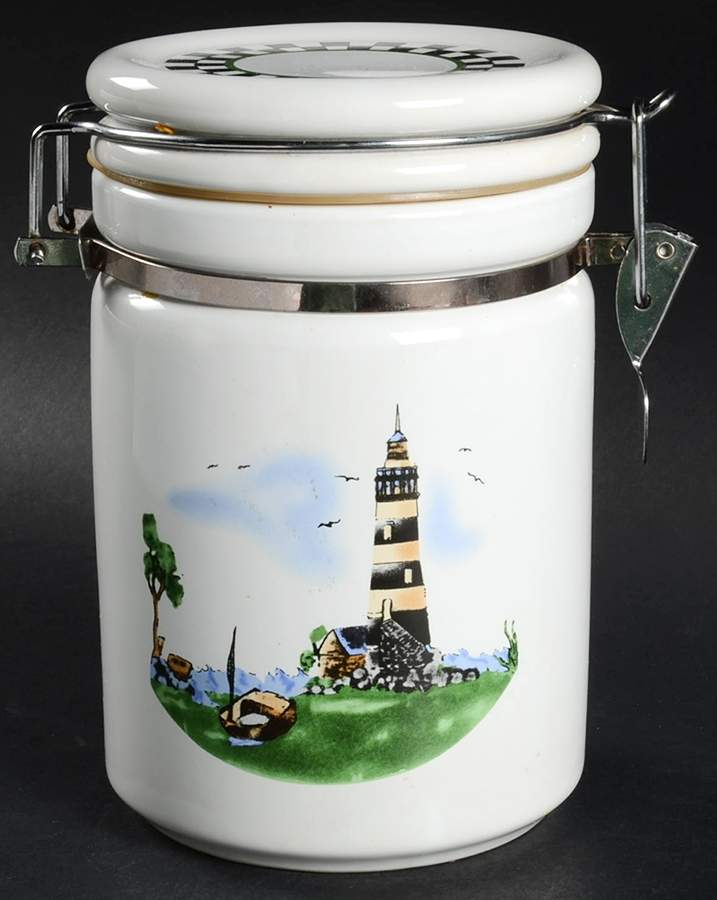 Lighthouse Large Canister & Lid by Alco-1