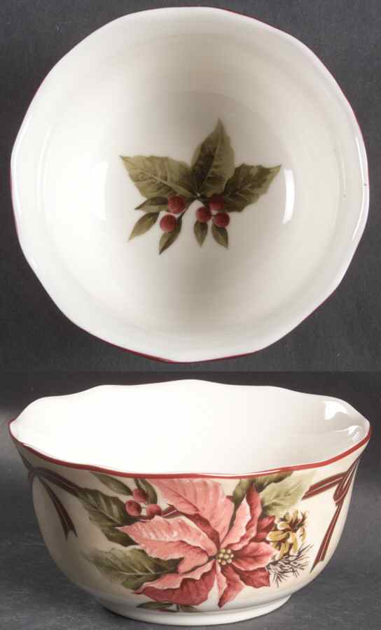 Yuletide Celebration Coupe Cereal Bowl by 222 Fifth (PTS)-1