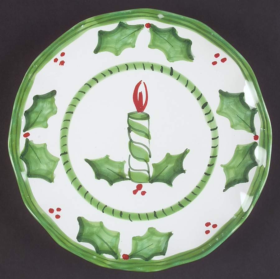 Holly Jolly Salad Plate by Anne Hathaway-1