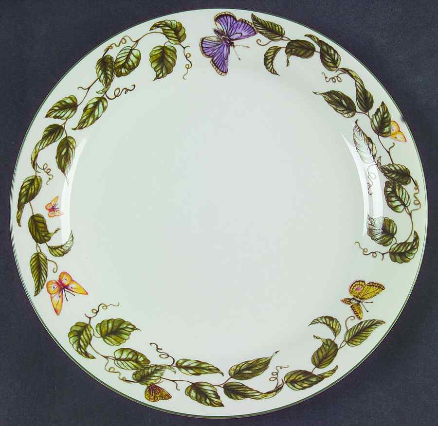Butterfly Split Dinner Plate by American Atelier-1