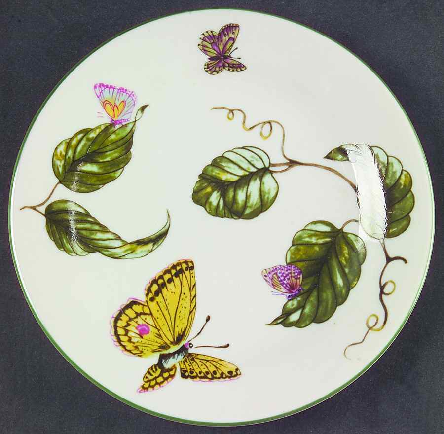 Butterfly Split Salad Plate by American Atelier-1