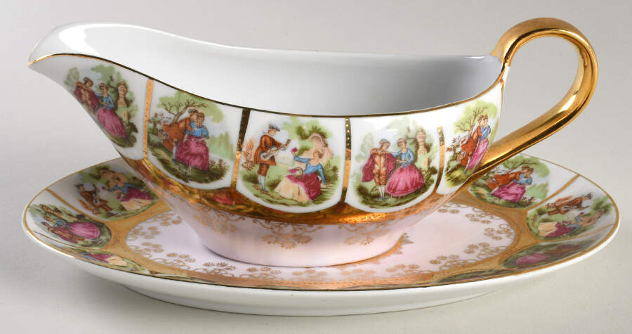 5393 Gravy Boat & Underplate/Relish by Arnart-1