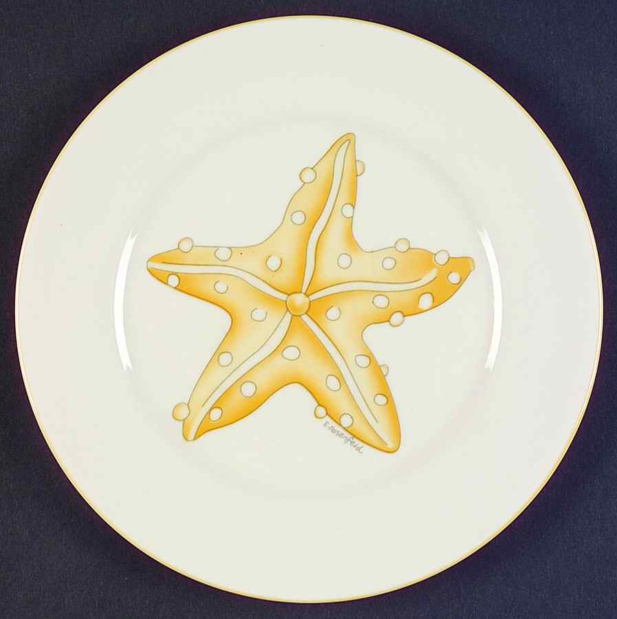 Seashell Salad Plate by American Atelier-1