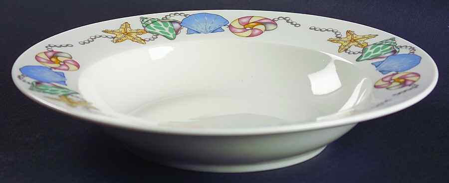 Seashell Rim Soup Bowl by American Atelier-1
