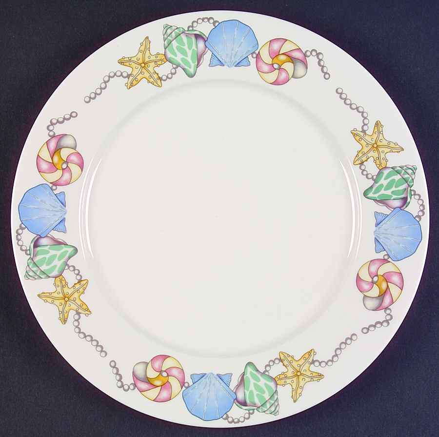 Seashell Dinner Plate by American Atelier-1