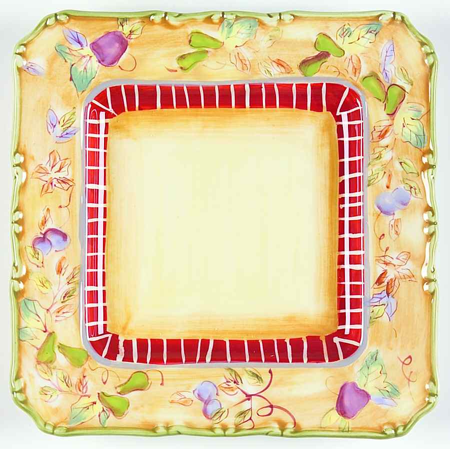 Rooster (Square, 5644) Square Canape Plate by American Atelier-1