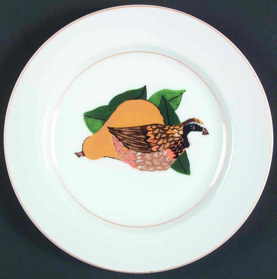 12 Days of Christmas Salad/Dessert Plate by American Atelier-1