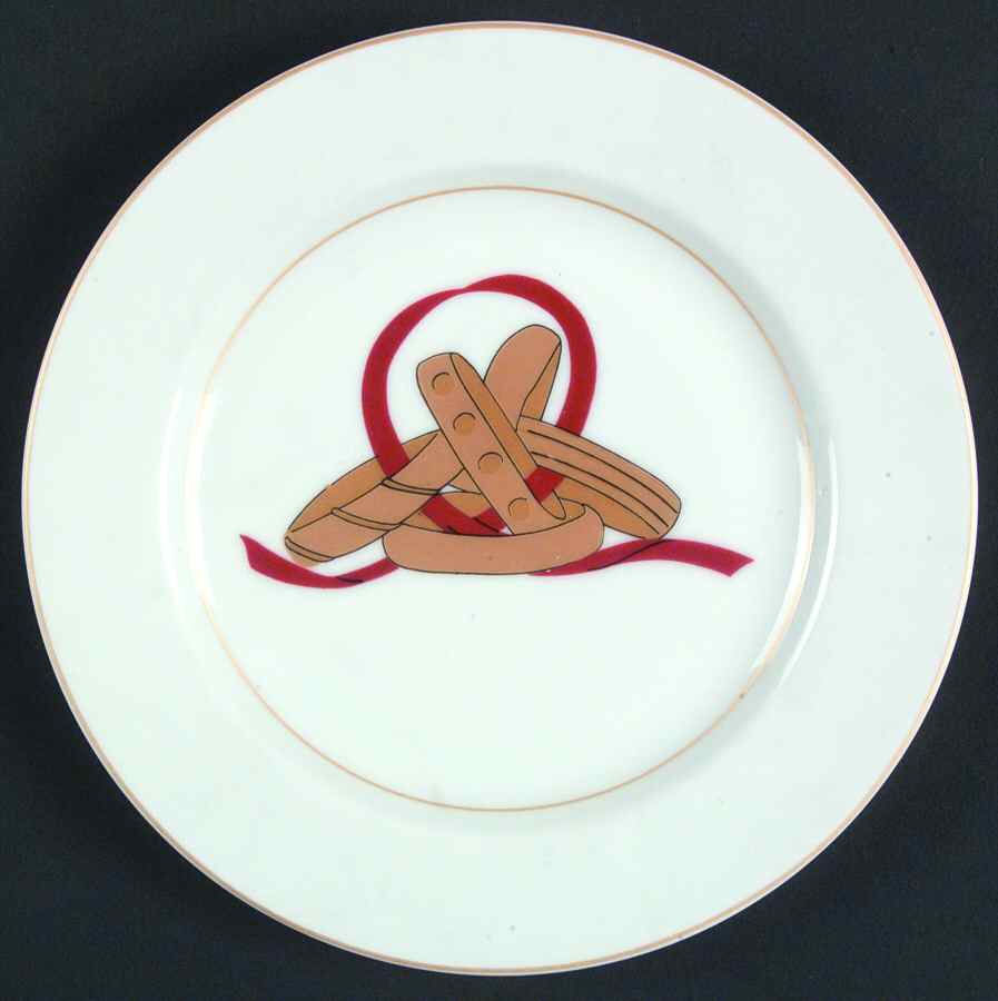 12 Days of Christmas Salad/Dessert Plate by American Atelier-1