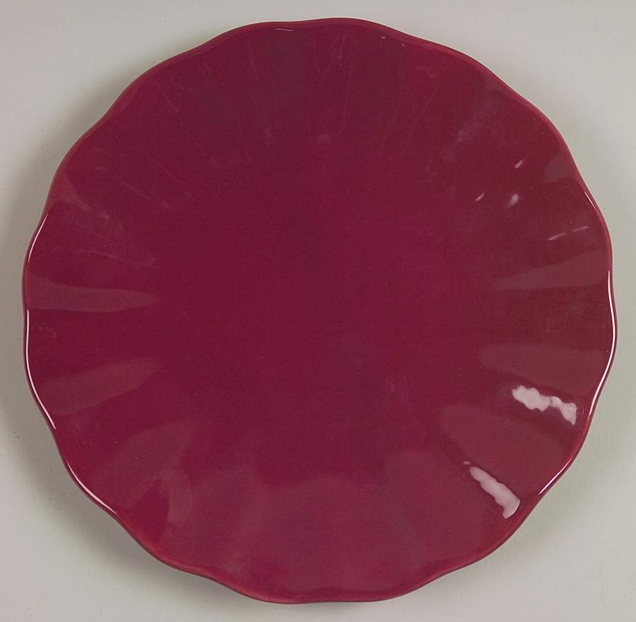 Athena Burgundy Salad Plate by American Atelier-1
