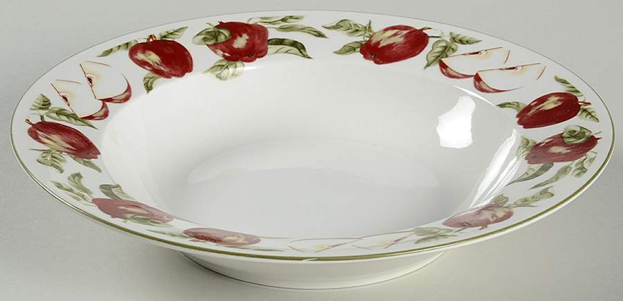 Apple Large Rim Soup Bowl by American Atelier-1