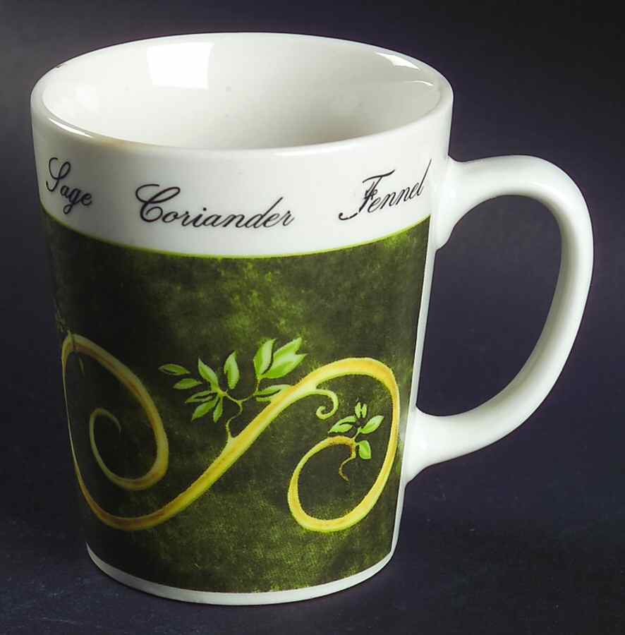 Bouquet Garni Cream Mug by American Atelier-1