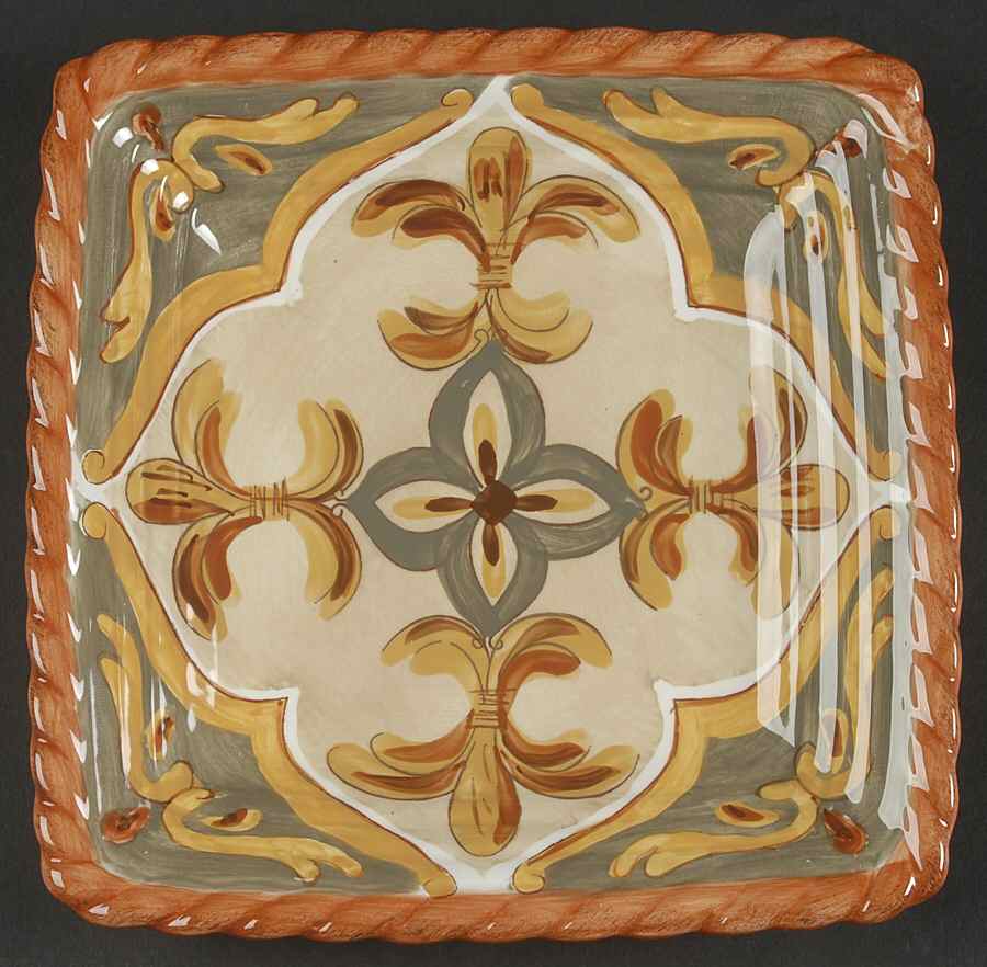 Sienna Square Salad Plate by Artimino-1