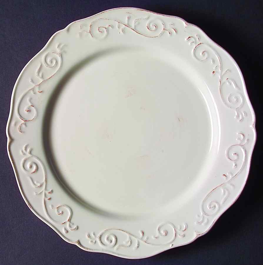 Baroque Beige Dinner Plate by Artimino-1