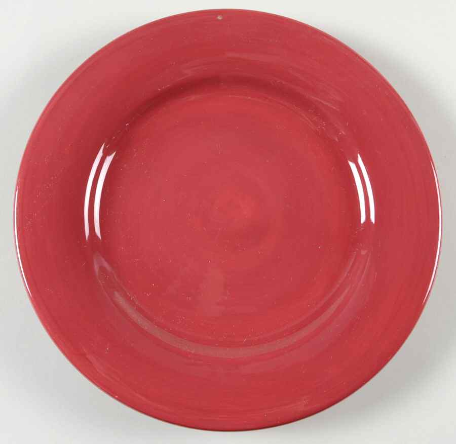 Ciao II Burgundy Salad Plate by Artimino-1