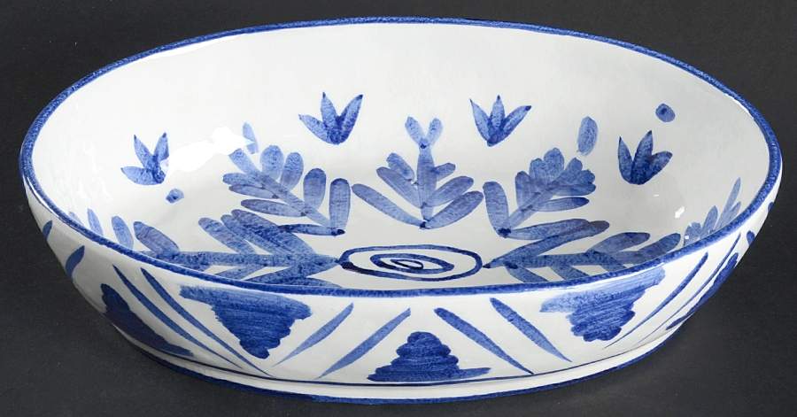 Palermo 11" Oval Vegetable Bowl by Artimino-1