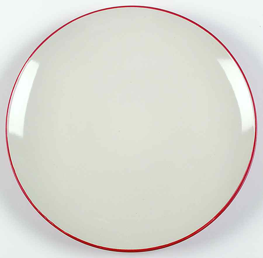 Luna Red Dinner Plate by Alfred & Sapota-1