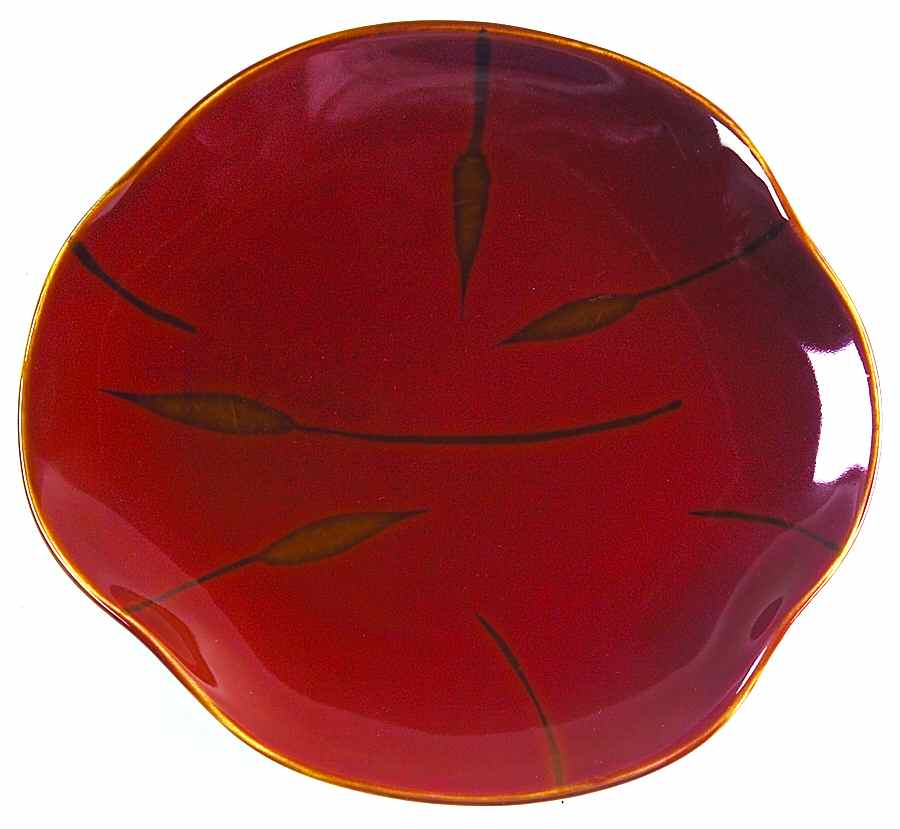 Cinnabar Salad Plate by American Atelier-1