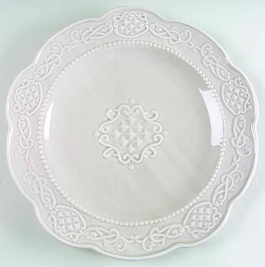 Empress Gray Dinner Plate by American Atelier-1