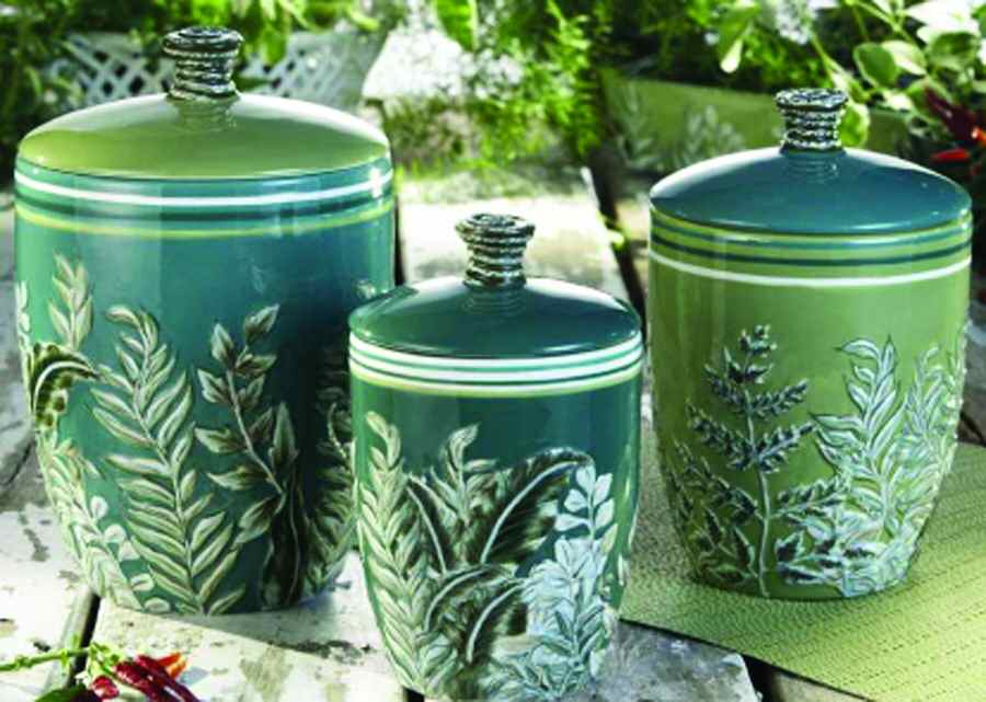 Fern (3 Piece) Canister Set (Box Set) by American Atelier-1