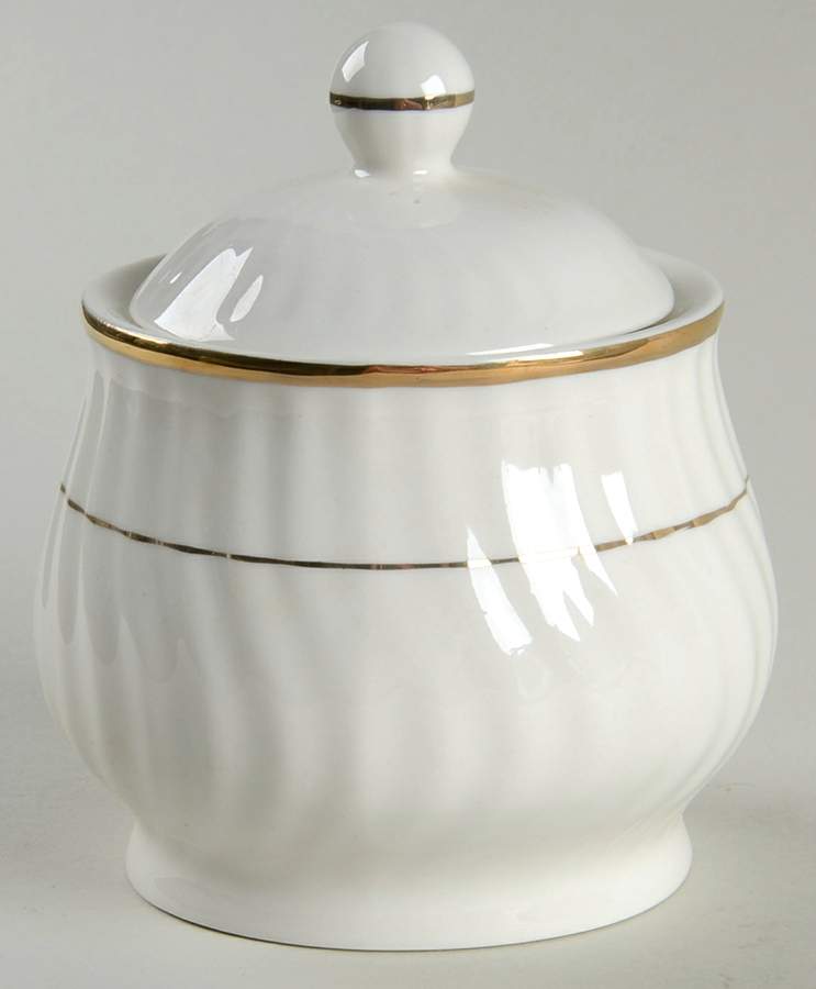Regent Gold Sugar Bowl & Lid by American Atelier-1