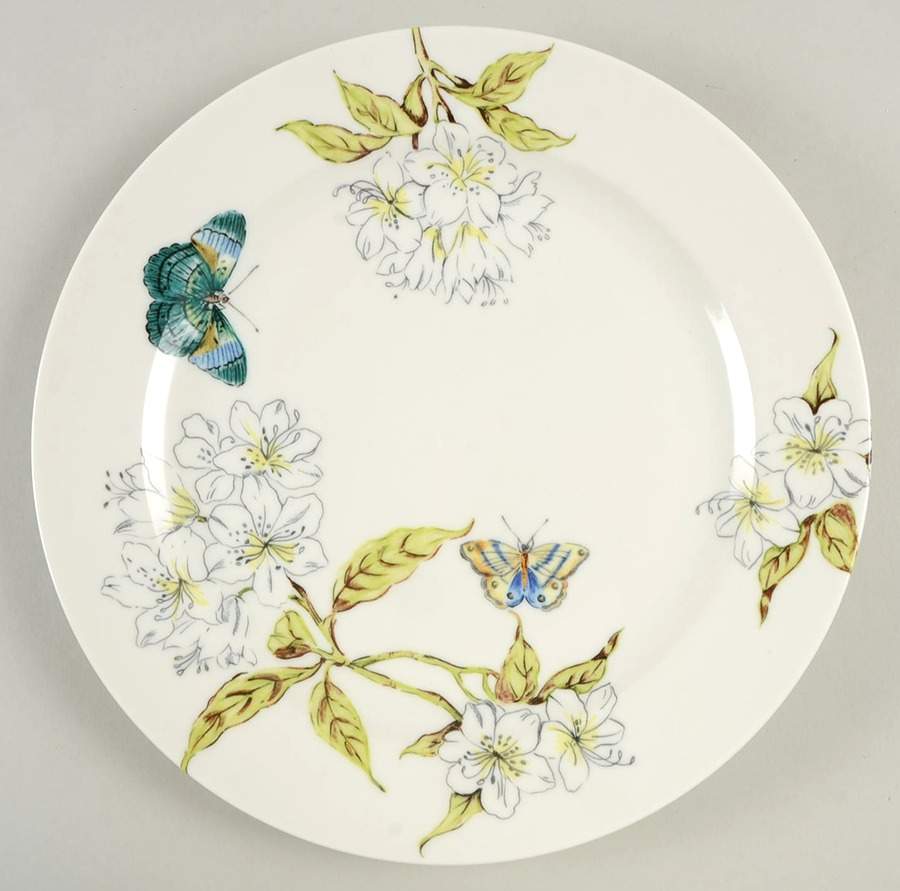 Butterfly Study Dinner Plate by Anthropologie-1