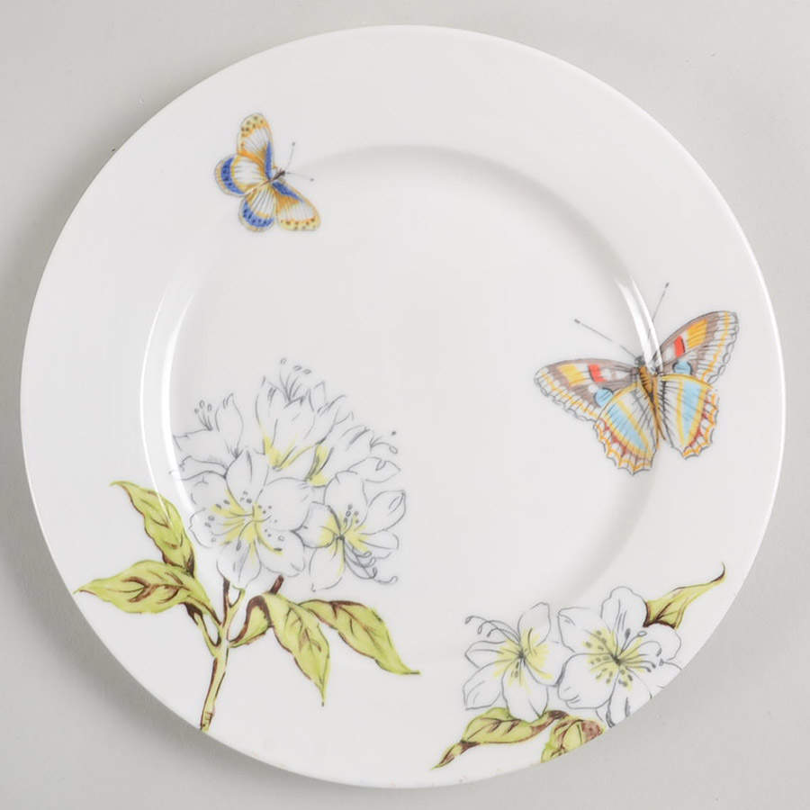Butterfly Study Salad Plate by Anthropologie-1