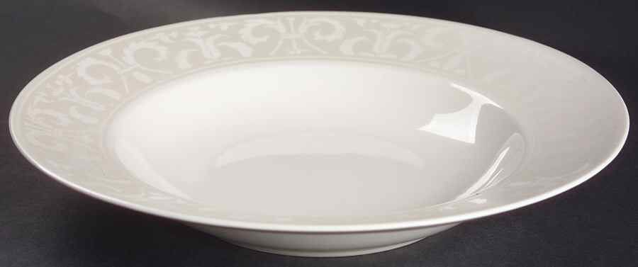 Vertoni Platinum Large Rim Soup Bowl by 222 Fifth (PTS)-1