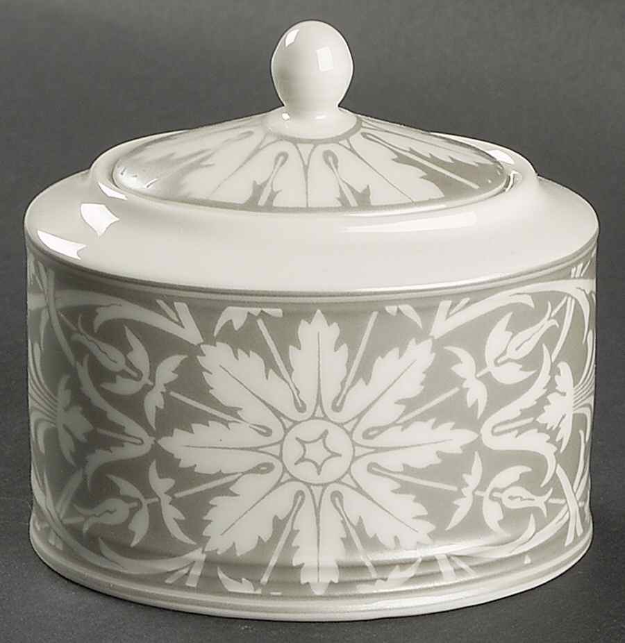 Vertoni Silver Sugar Bowl & Lid by 222 Fifth (PTS)-1