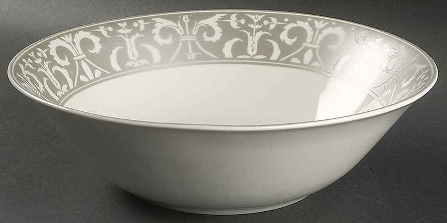 Vertoni Silver 10" Round Vegetable Bowl by 222 Fifth (PTS)-1