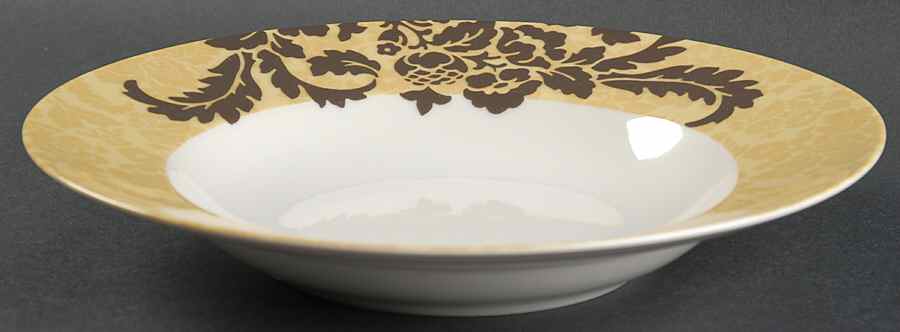 La Belle Spice Large Rim Soup Bowl by 222 Fifth (PTS)-1