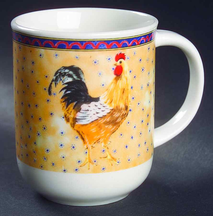 Rooster (Round, 5229) Mug by American Atelier-1