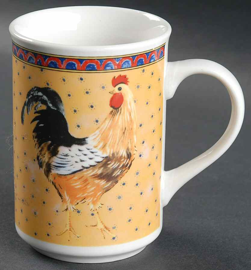 Rooster (Round, 5229) Mug by American Atelier-1