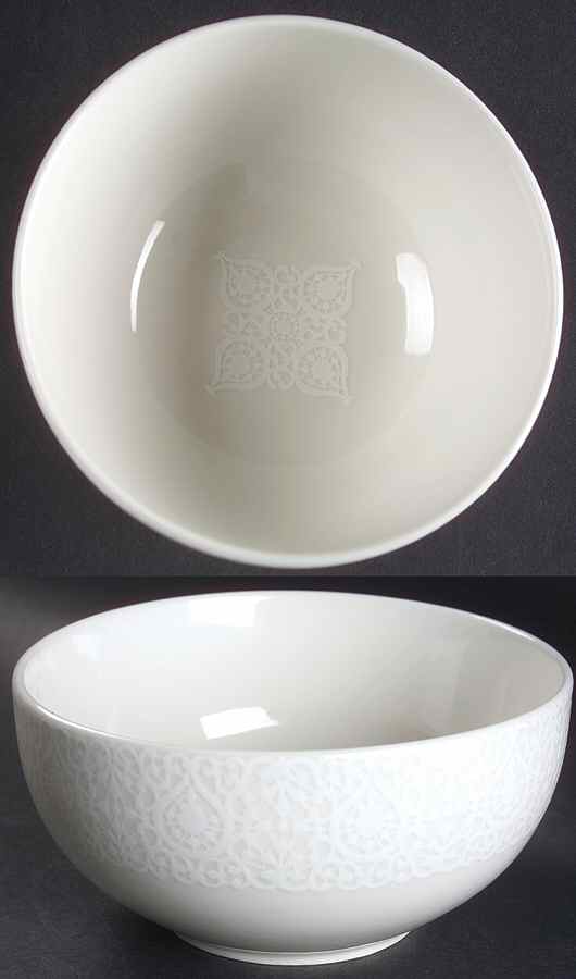 French Market White Soup/Cereal Bowl by 222 Fifth (PTS)-1