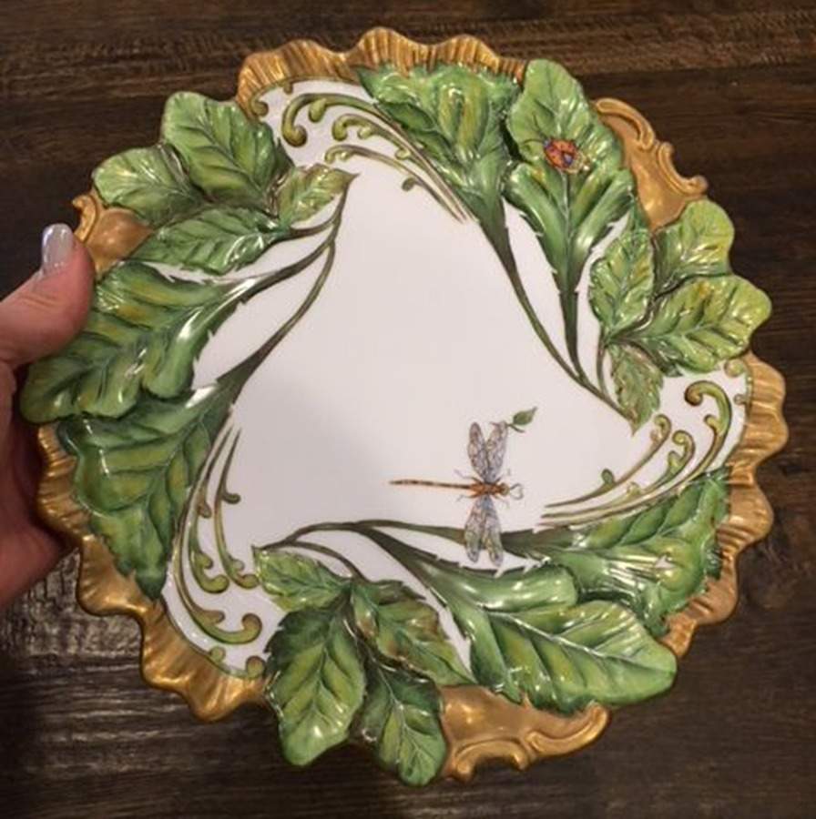 Garden Party Dinner Plate by Anna Weatherley-1