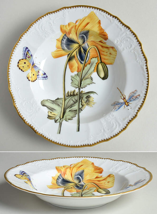Mimosa Large Rim Soup Bowl by Anna Weatherley-1