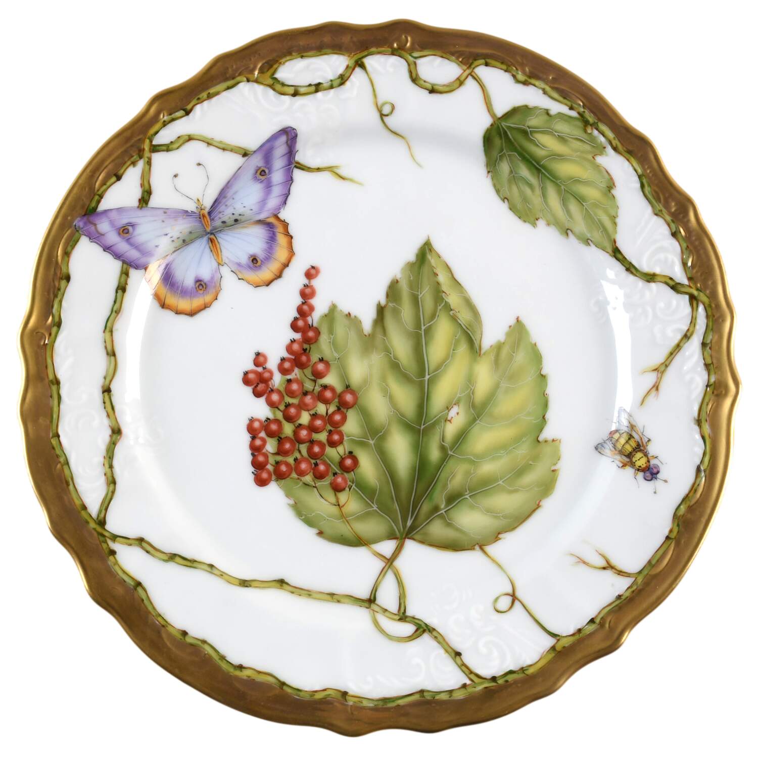 Wildberry Red Salad Plate by Anna Weatherley-1