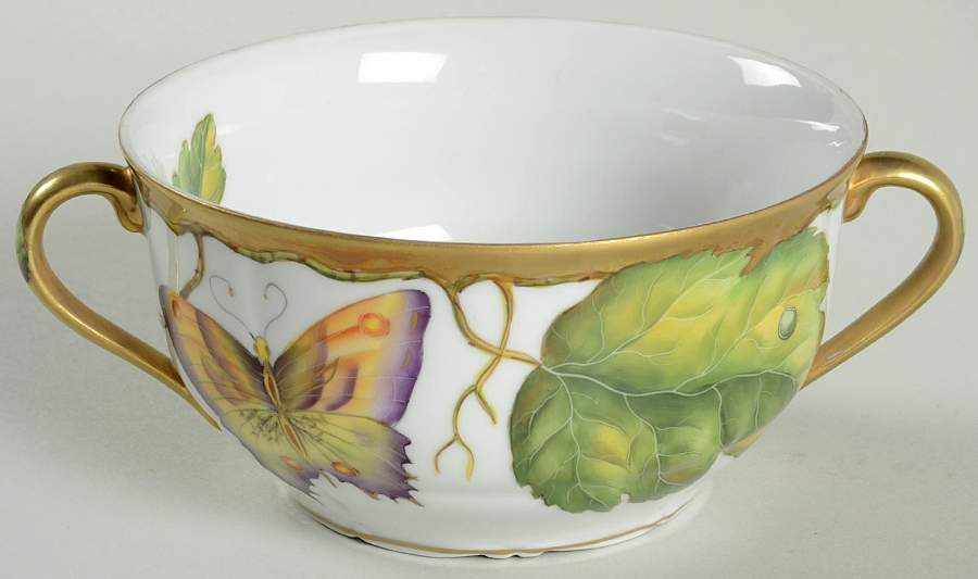 Wildberry Red Flat Cream Soup Bowl by Anna Weatherley-1