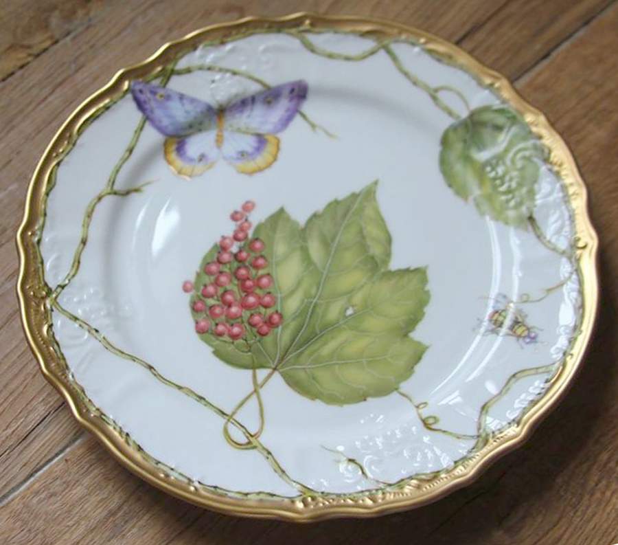 Wildberry Red Salad Plate by Anna Weatherley-1