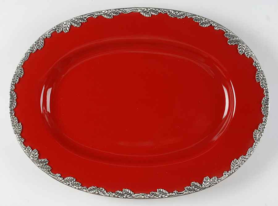 Winterberry 17" Oval Serving Platter by Arthur Court-1