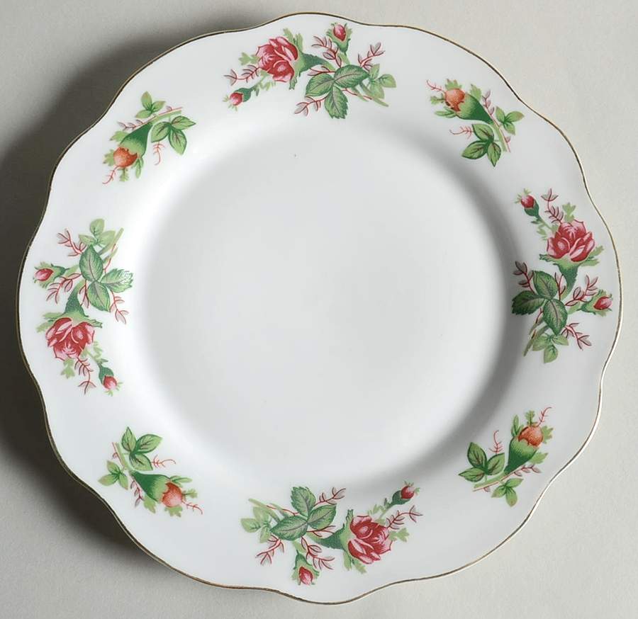Rosebud Salad Plate by Allied Design-1